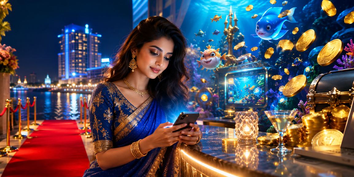 চট্টগ্রামে ফিশিং গেম উপভোগ করছেন বাংলাদেশী মডেল